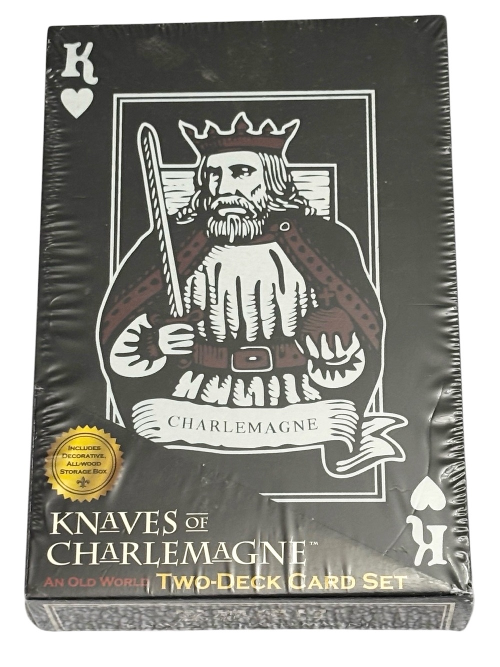 NEW Knaves of Charlemagne An Old World Woodcut StyleTwo Deck Card Set in A Case
